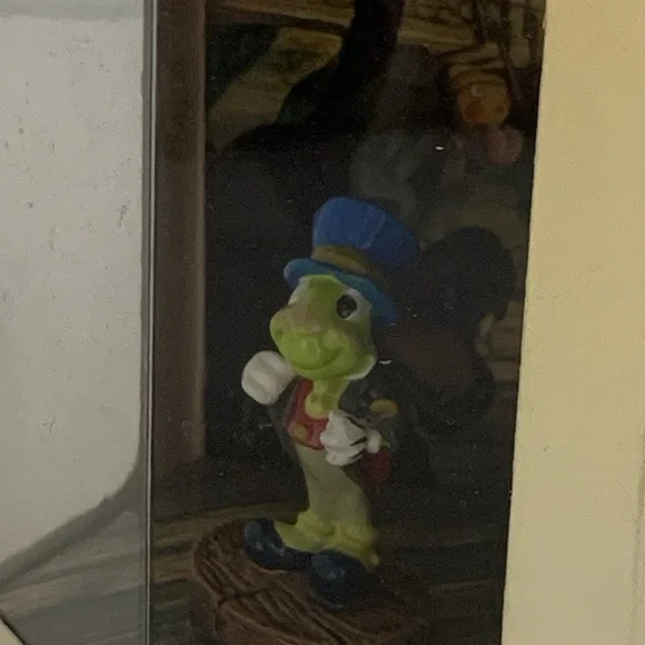 NIB Disney Tiny Kingdom Jiminy Cricket Figurine in Box Vintage